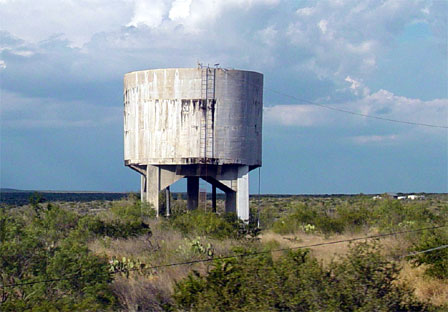 Railroad Water Tower; photograph by Kay